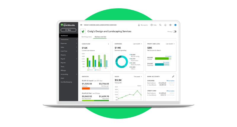 QuickBooks hosted on a cloud server
